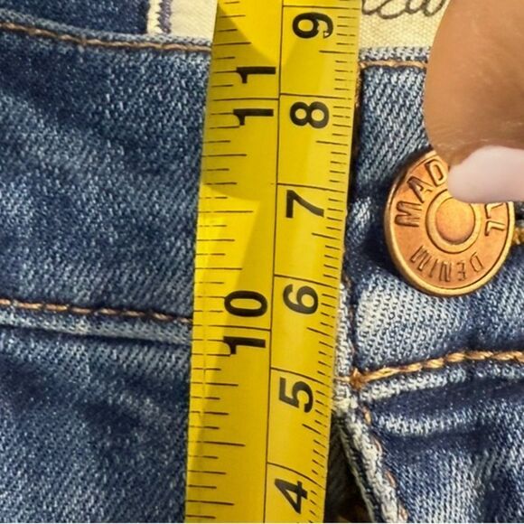 Madewell Blue Straight Leg Jeans with Lived-In Look - Picture 5 of 7